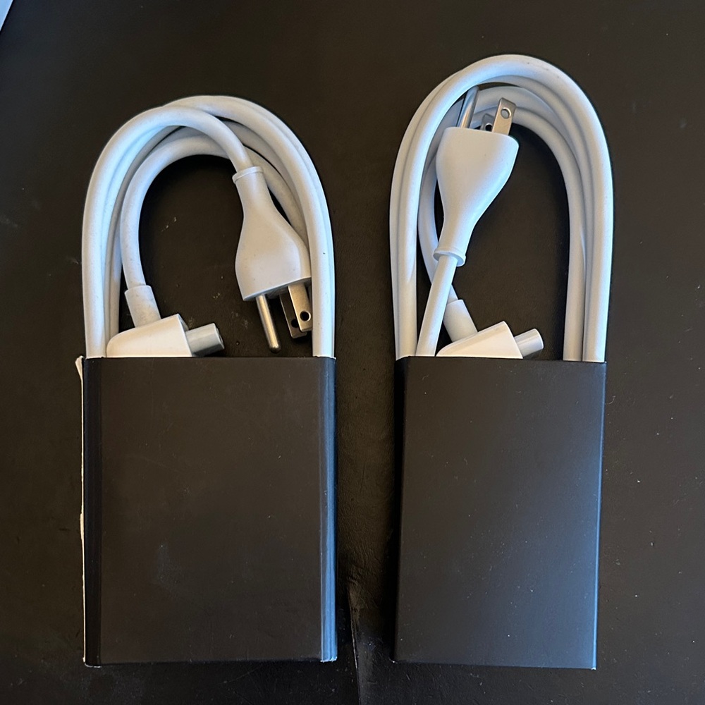 Apple A1 AC Power Adapter Extension Cable 2.5A 125V for MacBook Charger - Grey